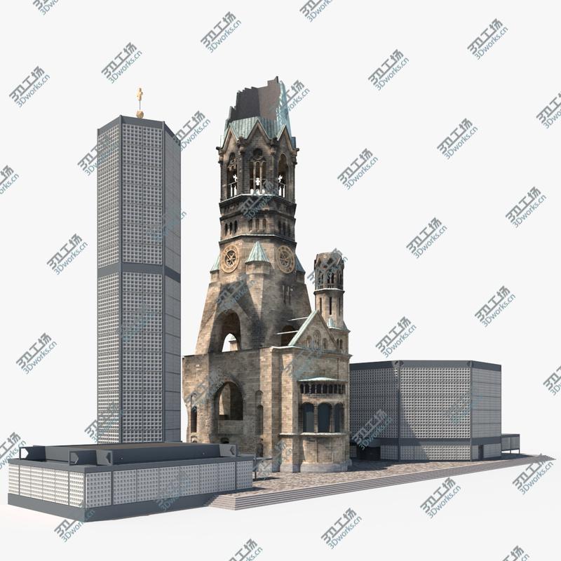 images/goods_img/2021040162/3D Kaiser Wilhelm Memorial Church Berlin Germany/1.jpg